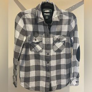 Roots Park Plaid Shirt, size xsmall